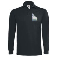 Polo épais manches longues "Heavymill" de marque B&C Vignette