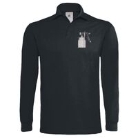 Polo épais manches longues "Heavymill" de marque B&C Vignette