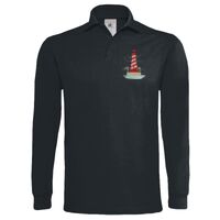 Polo épais manches longues "Heavymill" de marque B&C Vignette