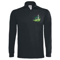 Polo épais manches longues "Heavymill" de marque B&C Vignette