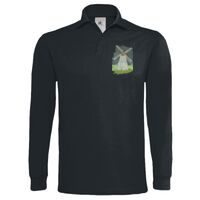 Polo épais manches longues "Heavymill" de marque B&C Vignette