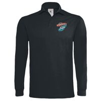 Polo épais manches longues "Heavymill" de marque B&C Vignette