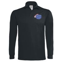 Polo épais manches longues "Heavymill" de marque B&C Vignette