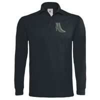 Polo épais manches longues "Heavymill" de marque B&C Vignette