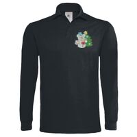 Polo épais manches longues "Heavymill" de marque B&C Vignette