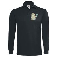 Polo épais manches longues "Heavymill" de marque B&C Vignette