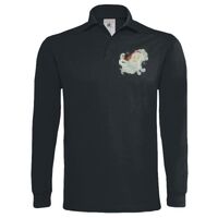 Polo épais manches longues "Heavymill" de marque B&C Vignette