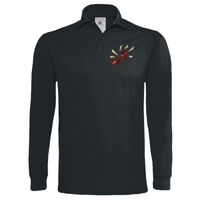 Polo épais manches longues "Heavymill" de marque B&C Vignette