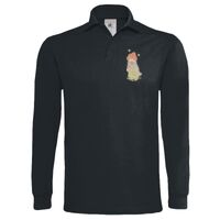 Polo épais manches longues "Heavymill" de marque B&C Vignette