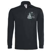 Polo épais manches longues "Heavymill" de marque B&C Vignette