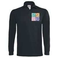 Polo épais manches longues "Heavymill" de marque B&C Vignette