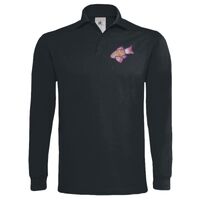 Polo épais manches longues "Heavymill" de marque B&C Vignette