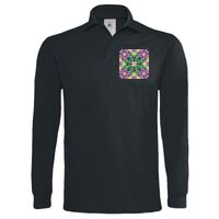 Polo épais manches longues "Heavymill" de marque B&C Vignette