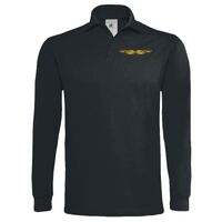 Polo épais manches longues "Heavymill" de marque B&C Vignette