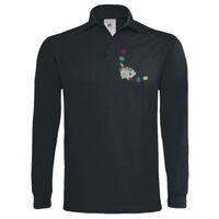 Polo épais manches longues "Heavymill" de marque B&C Vignette