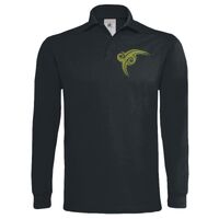 Polo épais manches longues "Heavymill" de marque B&C Vignette