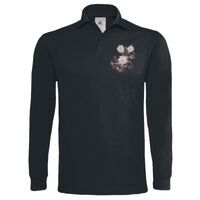 Polo épais manches longues "Heavymill" de marque B&C Vignette