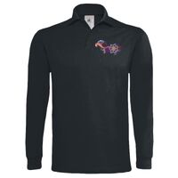 Polo épais manches longues "Heavymill" de marque B&C Vignette