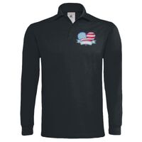 Polo épais manches longues "Heavymill" de marque B&C Vignette