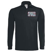 Polo épais manches longues "Heavymill" de marque B&C Vignette