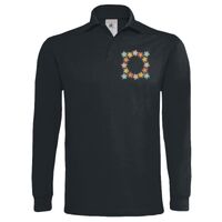 Polo épais manches longues "Heavymill" de marque B&C Vignette