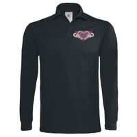 Polo épais manches longues "Heavymill" de marque B&C Vignette