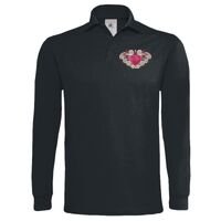 Polo épais manches longues "Heavymill" de marque B&C Vignette