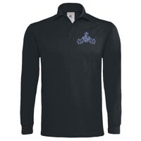 Polo épais manches longues "Heavymill" de marque B&C Vignette