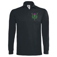 Polo épais manches longues "Heavymill" de marque B&C Vignette