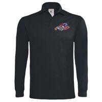 Polo épais manches longues "Heavymill" de marque B&C Vignette