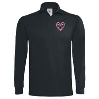 Polo épais manches longues "Heavymill" de marque B&C Vignette