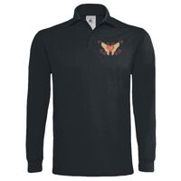 Polo épais manches longues "Heavymill" de marque B&C Vignette