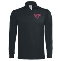 Polo épais manches longues "Heavymill" de marque B&C Vignette