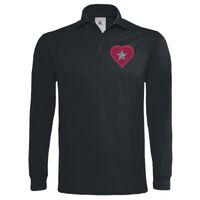 Polo épais manches longues "Heavymill" de marque B&C Vignette