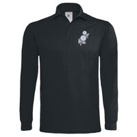 Polo épais manches longues "Heavymill" de marque B&C Vignette