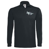 Polo épais manches longues "Heavymill" de marque B&C Vignette