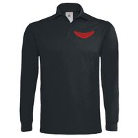 Polo épais manches longues "Heavymill" de marque B&C Vignette