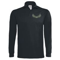 Polo épais manches longues "Heavymill" de marque B&C Vignette