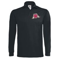 Polo épais manches longues "Heavymill" de marque B&C Vignette