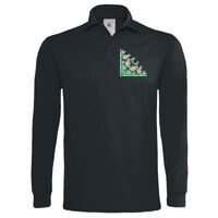 Polo épais manches longues "Heavymill" de marque B&C Vignette