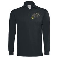 Polo épais manches longues "Heavymill" de marque B&C Vignette