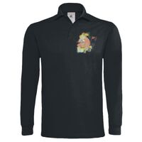 Polo épais manches longues "Heavymill" de marque B&C Vignette