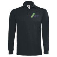 Polo épais manches longues "Heavymill" de marque B&C Vignette