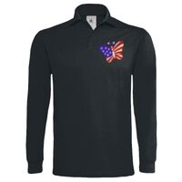 Polo épais manches longues "Heavymill" de marque B&C Vignette