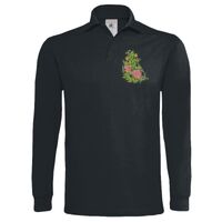 Polo épais manches longues "Heavymill" de marque B&C Vignette