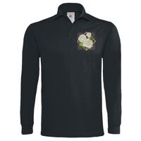 Polo épais manches longues "Heavymill" de marque B&C Vignette