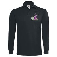 Polo épais manches longues "Heavymill" de marque B&C Vignette