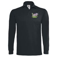 Polo épais manches longues "Heavymill" de marque B&C Vignette