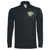 Polo épais manches longues "Heavymill" de marque B&C Vignette