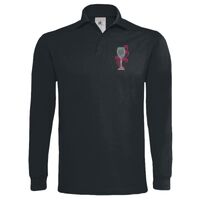 Polo épais manches longues "Heavymill" de marque B&C Vignette